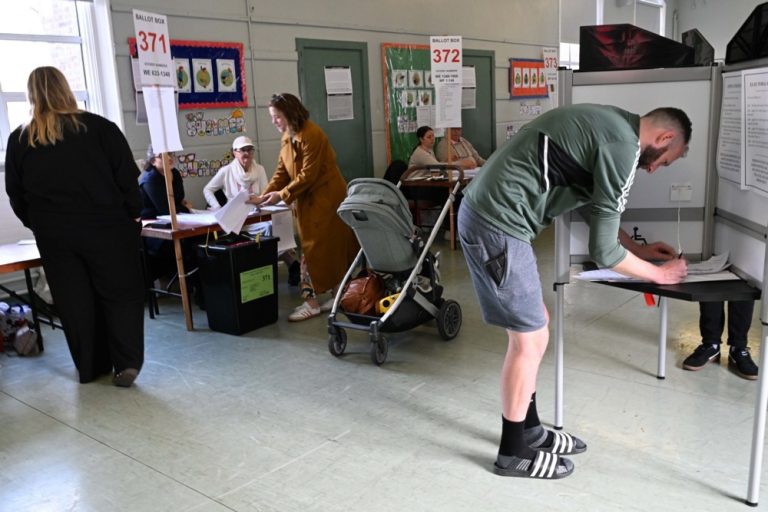 Ireland's upstart immigration sceptics looked set to gain a surprise two MEP seats, based on a recent analysis. (EPA-EFE/BRYAN MEADE)
