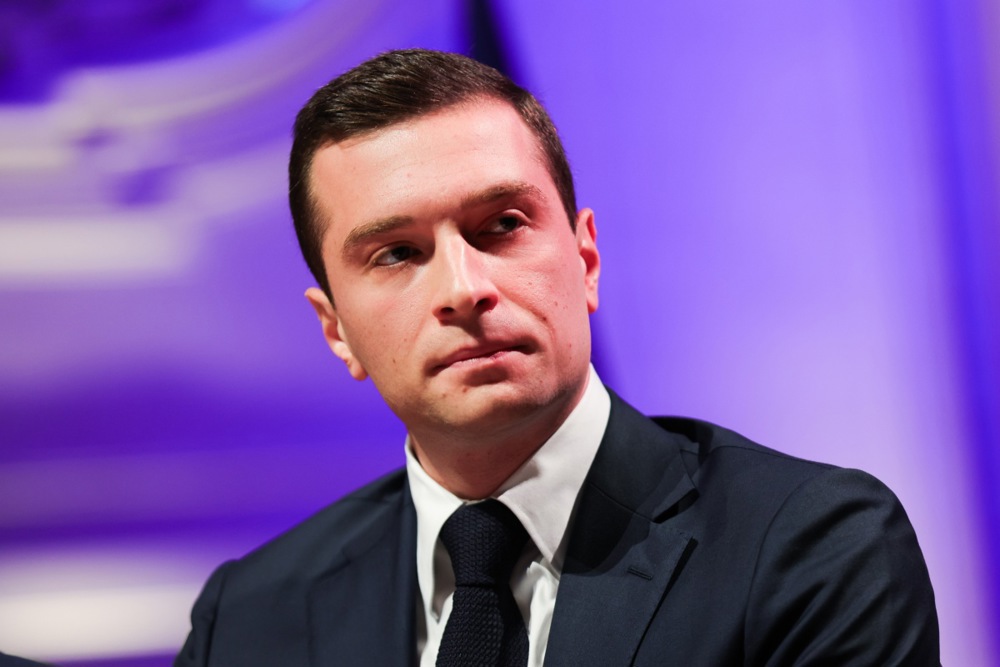 Marine le Pen, de facto leader of France's hard-right party National Rally (RN), said President Emmanuel Macron would no longer be the sole decision-maker on France's strategic and military position should her party win the upcoming general election. EPA-EFE/Teresa Suarez