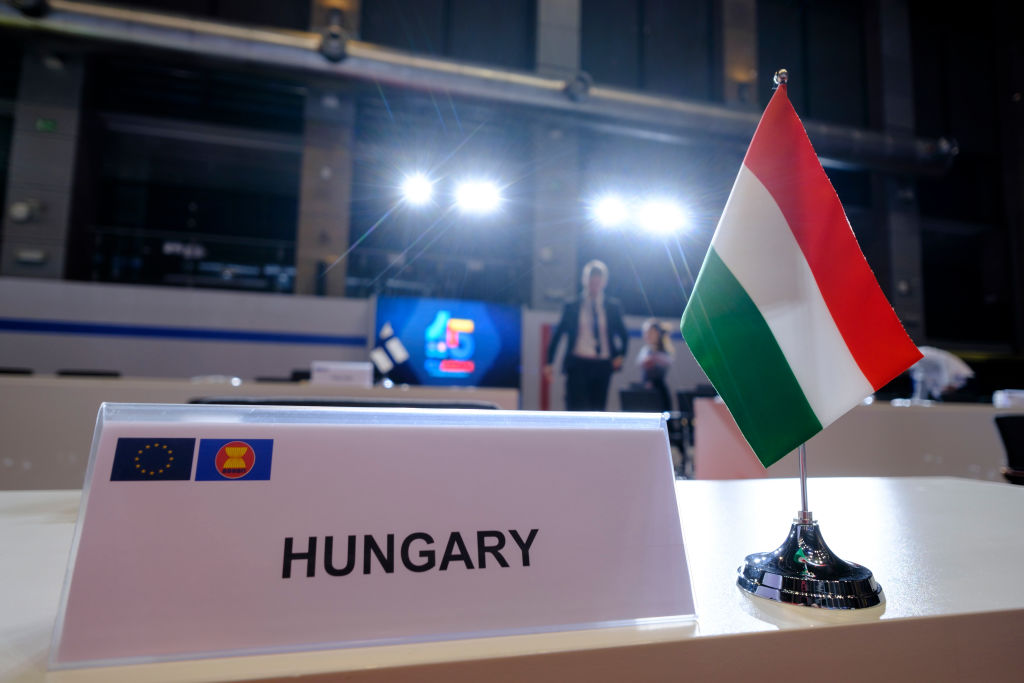 Hungary is aiming to "Make Europe Great Again" with its presidency of the Council of the European Union, the country proclaimed on June 18. (Photo by Thierry Monasse/Getty Images)