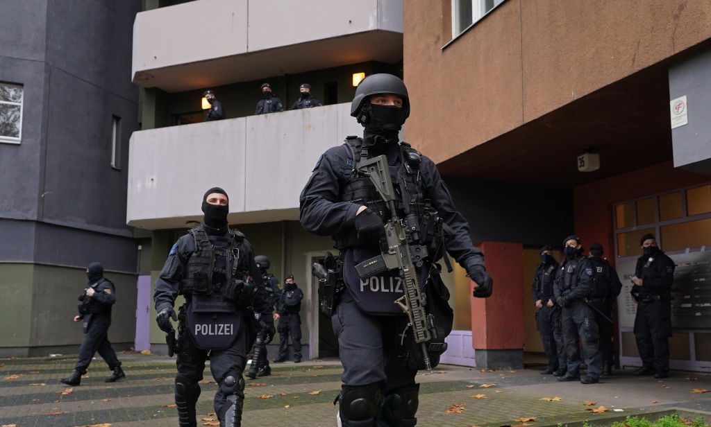 STOCK IMAGE: Police have raided over 70 homes in Germany concerning incidents of so-called "online hate posting", the country's Justice Ministry has announced. (Photo by Sean Gallup/Getty Images)