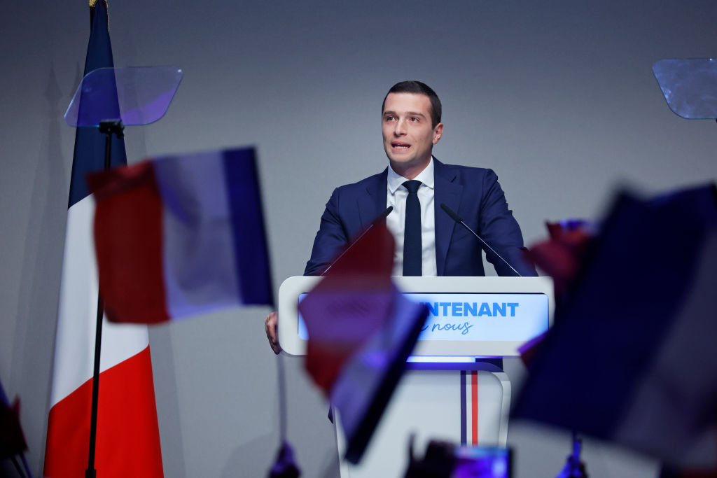 The leader of France's National Rally, Jordan Bardella, announced on June 14 his readiness to end birthright citizenship in France. (Photo by Chesnot/Getty Images)