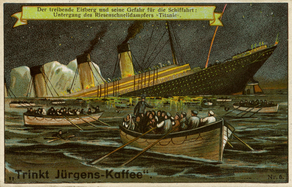 Titanic, a shjp full of men who knew how to die like gentlemen (Photo by Culture Club/Bridgeman via Getty Images)