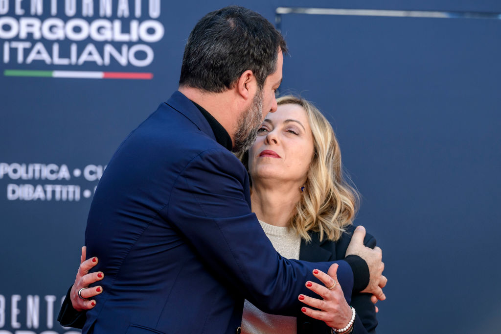 Giorgia Meloni, time to stop flirting and form a supergroup? (Photo by Antonio Masiello/Getty Images)