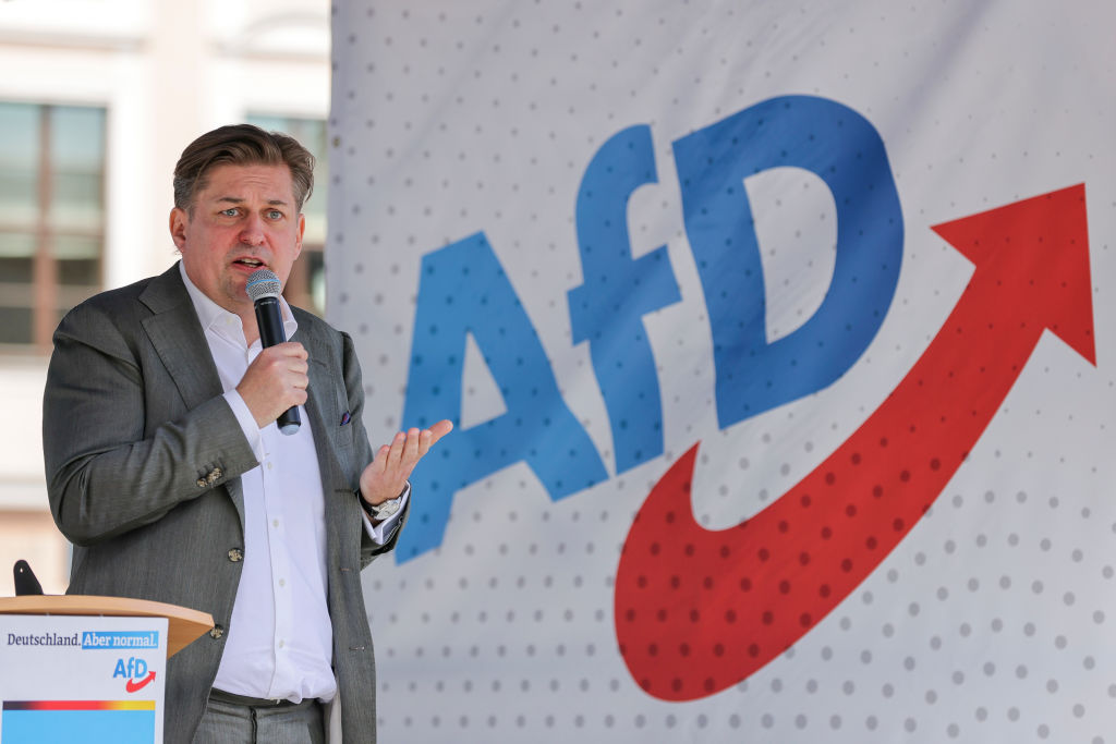 Alternative for Germany (AfD) lead candidate Maximilian Krah has been excluded from the party's faction within the European Parliament. (Photo by Maja Hitij/Getty Images)