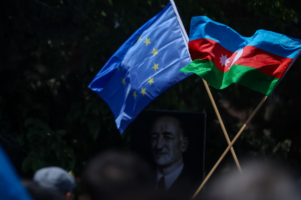 Azerbaijan-EU relations are going strong despite the "unhelpful" interventions of France, a senior Baku official has said. (Photo by Aziz Karimov/Getty Images)