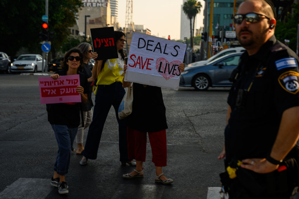 The European Union has given its "full support" to an Israel-Gaza ceasefire deal floated by US President Joe Biden, officials from within the bloc have confirmed. (Photo by Alexi Rosenfeld/Getty Images)