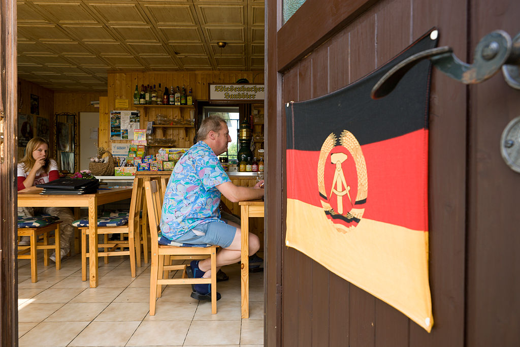 An East-West split has emerged in Germany following the country's European Parliament election. (Photo by Thierry Tronnel/Corbis via Getty Images)