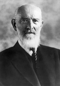 Industrialist Robert Bosch, one of those who believed any workers from anywhere could be shaped like rubber (Photo by Imagno/Getty Images) [Portrait von Robert Bosch, dt. Techniker und Industrieller (1874-1940). Photographie Um 1930.]
