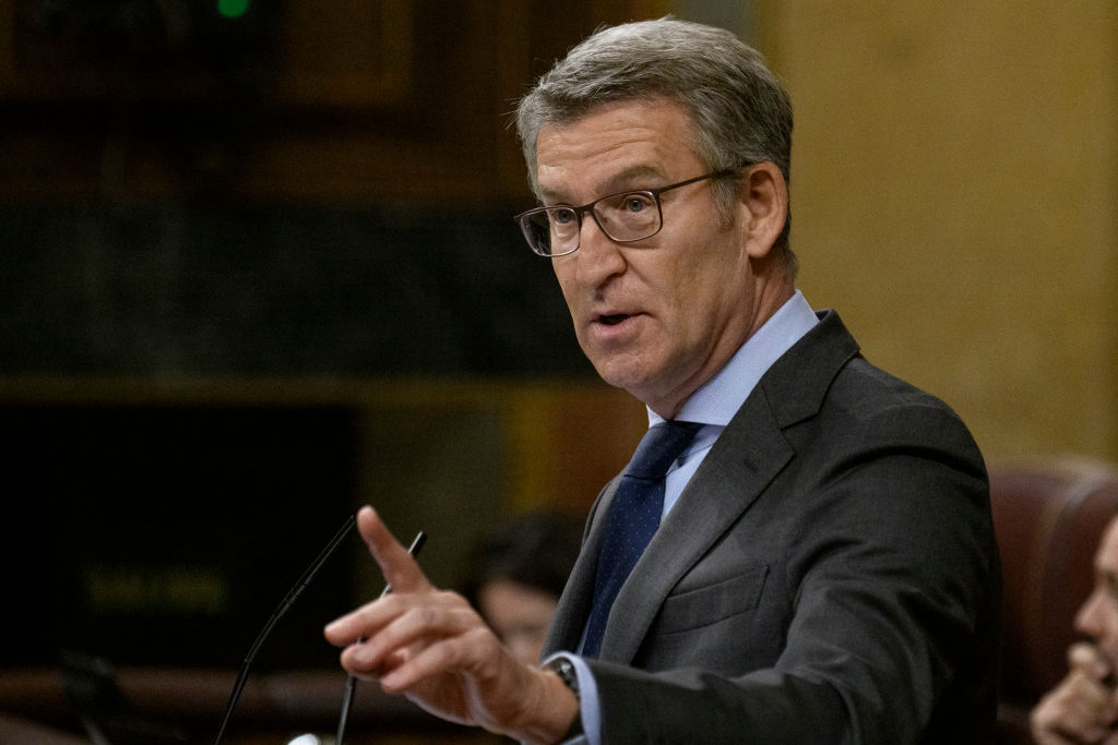 Leader of the PP, Alberto Feijóo (Juan Naharro Gimenez/Getty Images)