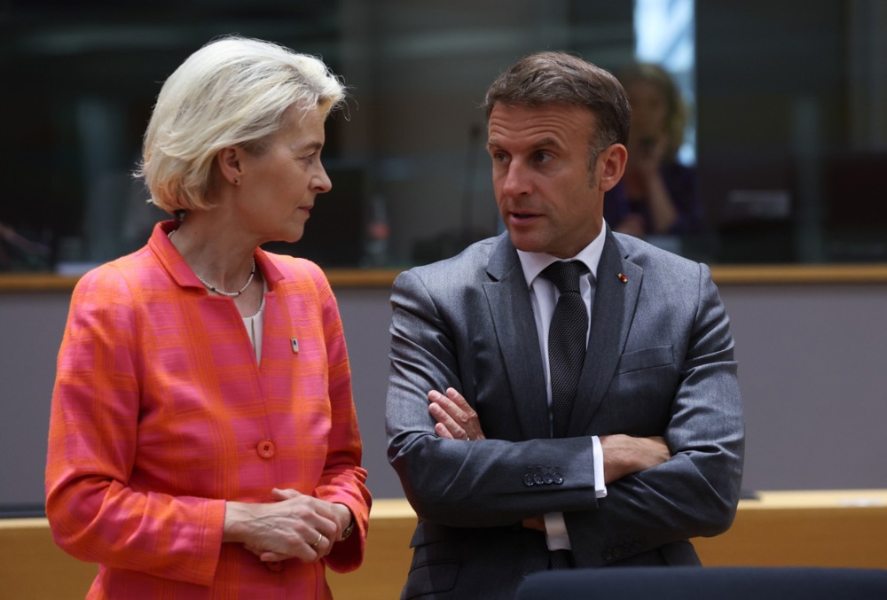 As French President Emmanuel Macron's party likely faces defeat in the legislative elections, and the hard-right and Left-wing opposition forces inching closer to power, the implications for European Union politics are profound.EPA-EFE/OLIVIER HOSLET / POOL