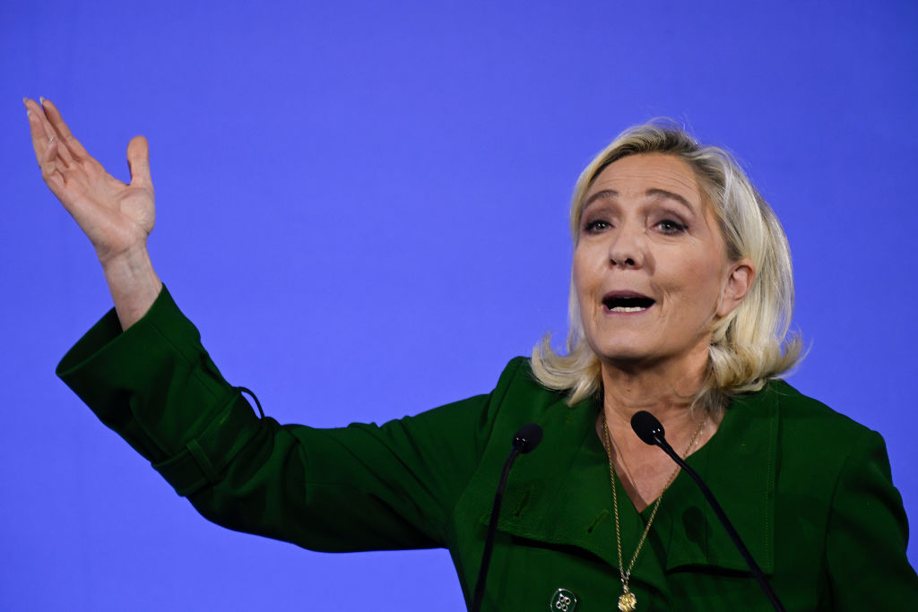 Marine Le Pen, nothing shy about this right-winger (Photo by Horacio Villalobos#Corbis/Getty Images)