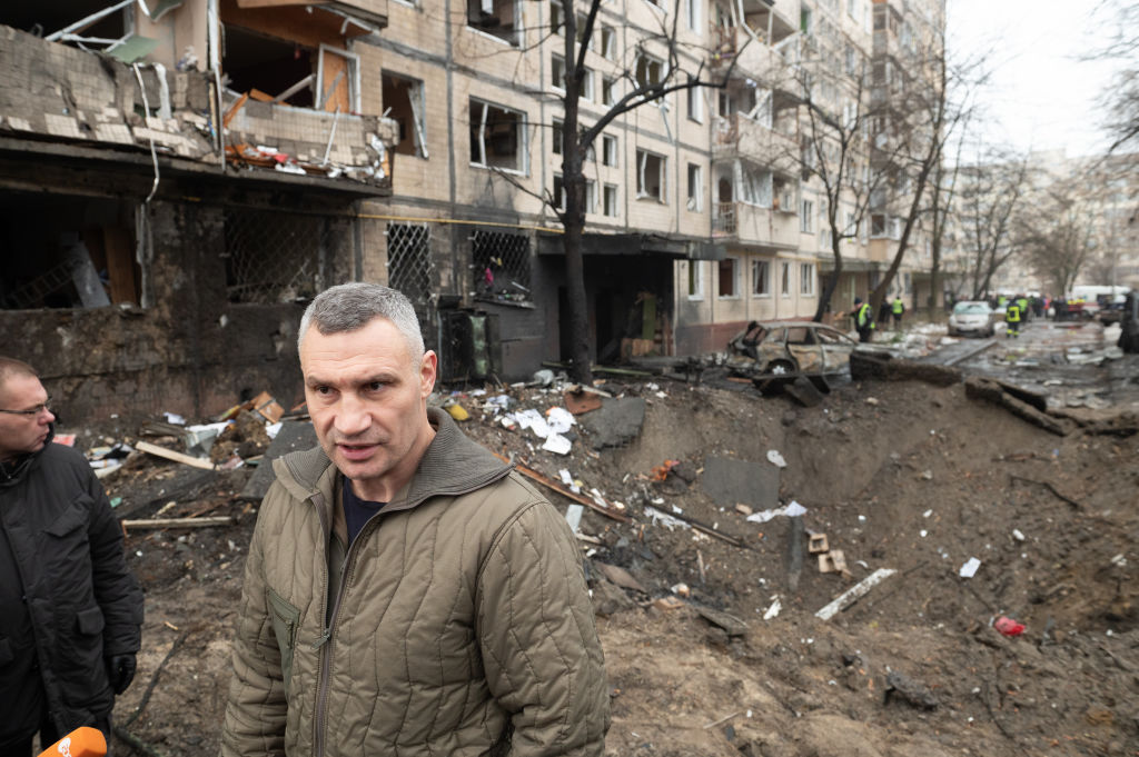 ARCHIVE IMAGE - A referendum will likely be required to end the war in Ukraine, Kyiv's mayor Vitali Klitschko has said. (Photo by Danylo Antoniuk/Global Images Ukraine via Getty Images)