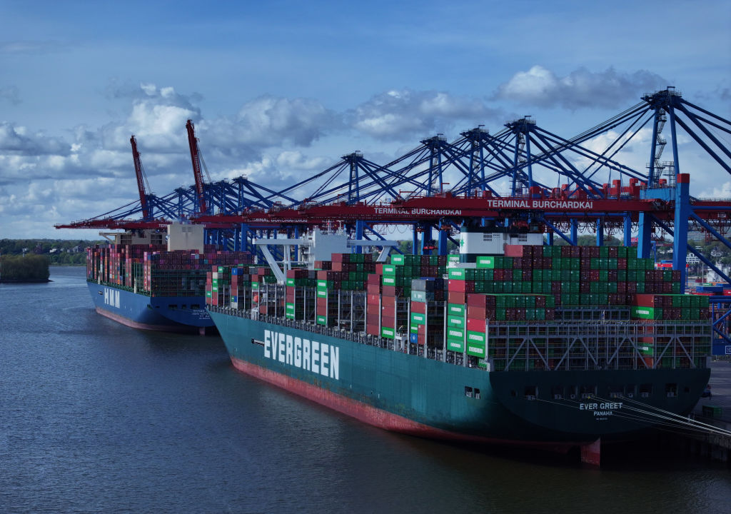 Economists have expressed dismay at a sudden drop in Germany's exports announced by a government agency, with deliveries to China down by over 10 per cent in one month. (Photo by Sean Gallup/Getty Images)