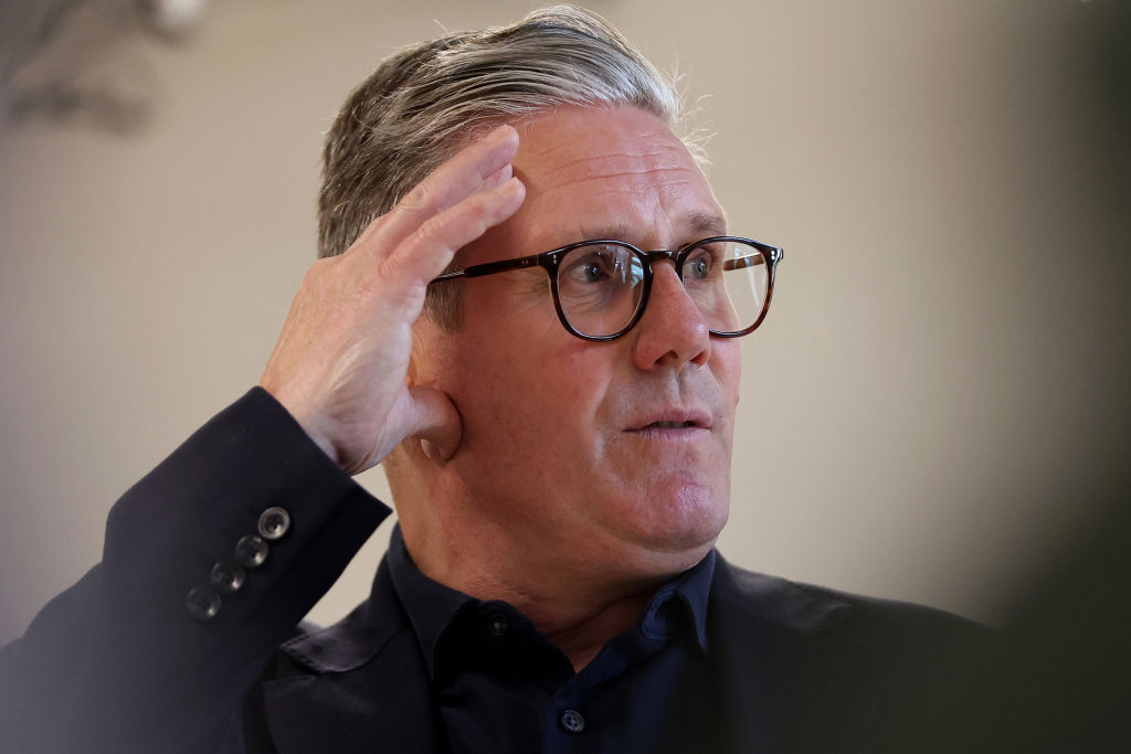 Labour leader Keir Starmer, Ukraine-twinned with Tory Boris Johnson not Labour Jeremy Corbyn (Photo by Cameron Smith/Getty Images)