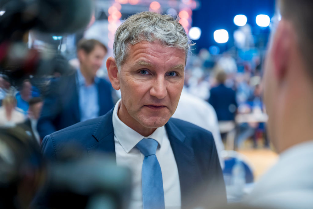 Senior Alternative for Germany (AfD) politician Björn Höcke has been hit with another criminal probe over accusations he has "defamed" the state. (Photo by Thomas Lohnes/Getty Images)
