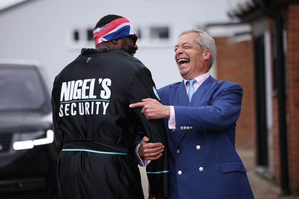 The only security the Conservatives will ever get is if they embrace Nigel Farage (Photo by Dan Kitwood/Getty Images)