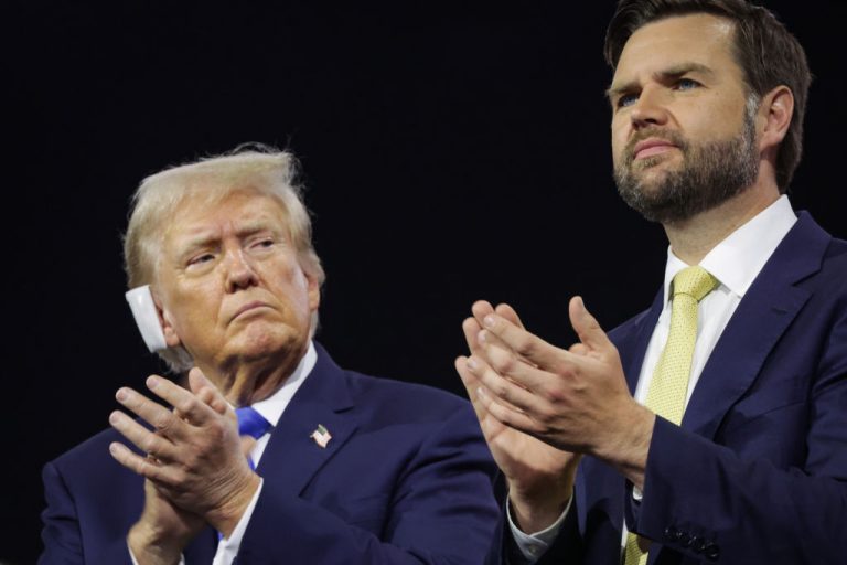 Trump and Vance, what may be America's winning ticket (Photo by Alex Wong/Getty Images)