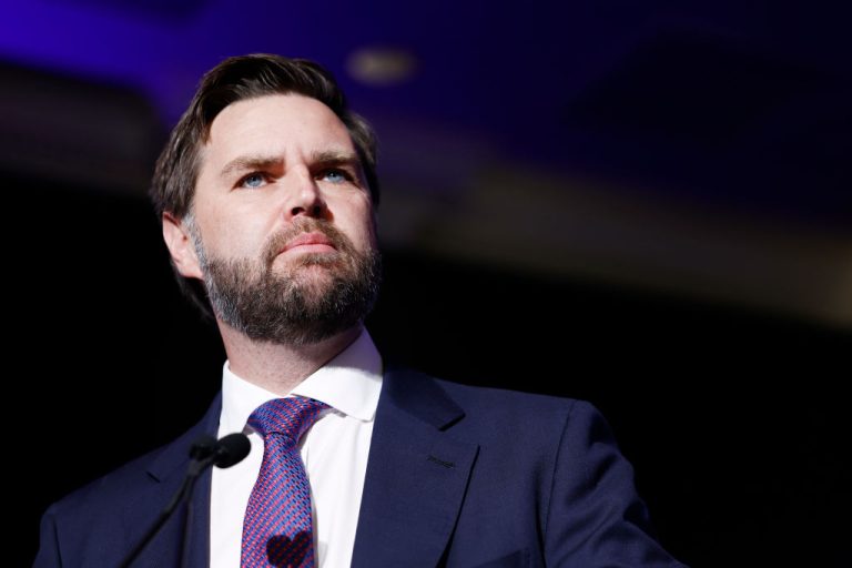 Vance wants NATO to stop whining, whingeing and wailing, and pay their own way (Photo by Anna Moneymaker/Getty Images)