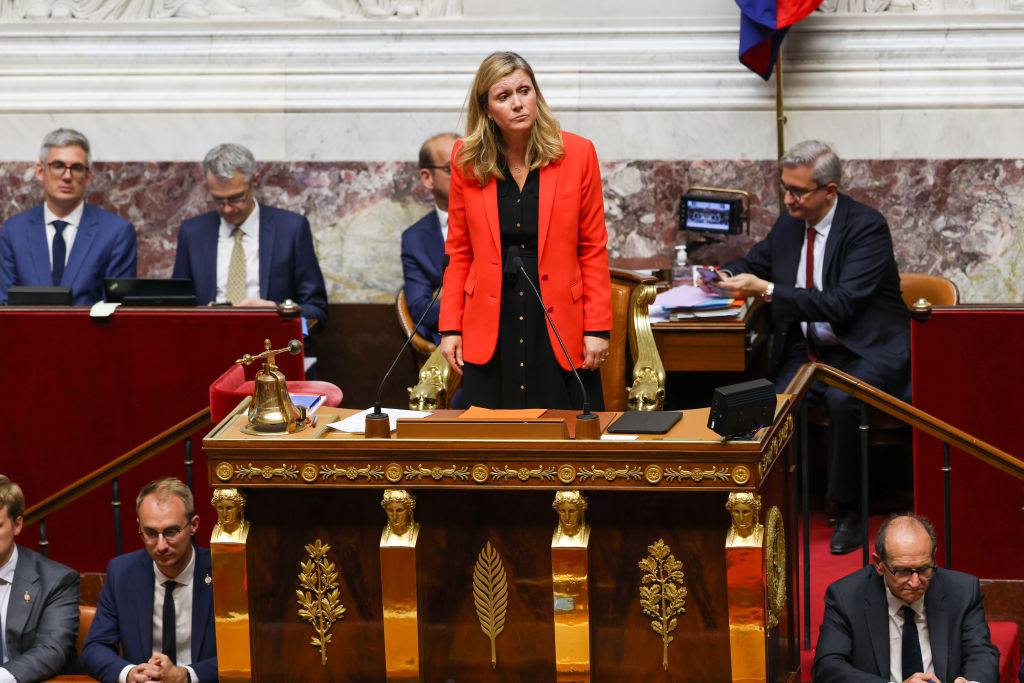 Yaël Braun-Pivet, President of the National Assembly. (Photo by Pierre Suu/Getty Images)