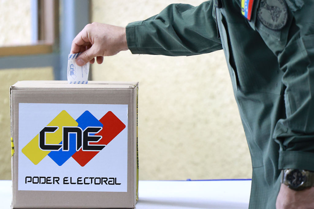 The European Union and the United States show concerns over Venezuela's presidential election results amid alleged electoral fraud.(Photo by Jesus Vargas/Getty Images)