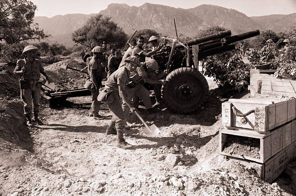 Turkish troops in Cyprus 1974 (Bettman)