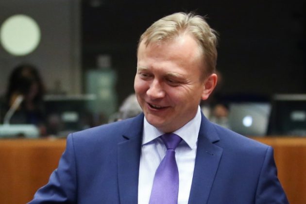 Polish Prime Minister Donald Tusk has announced his government’s nominee for Poland's European Commissioner - without first consulting President Andrzej Duda who, by law, must countersign the nomination. (EPA/OLIVIER HOSLET)