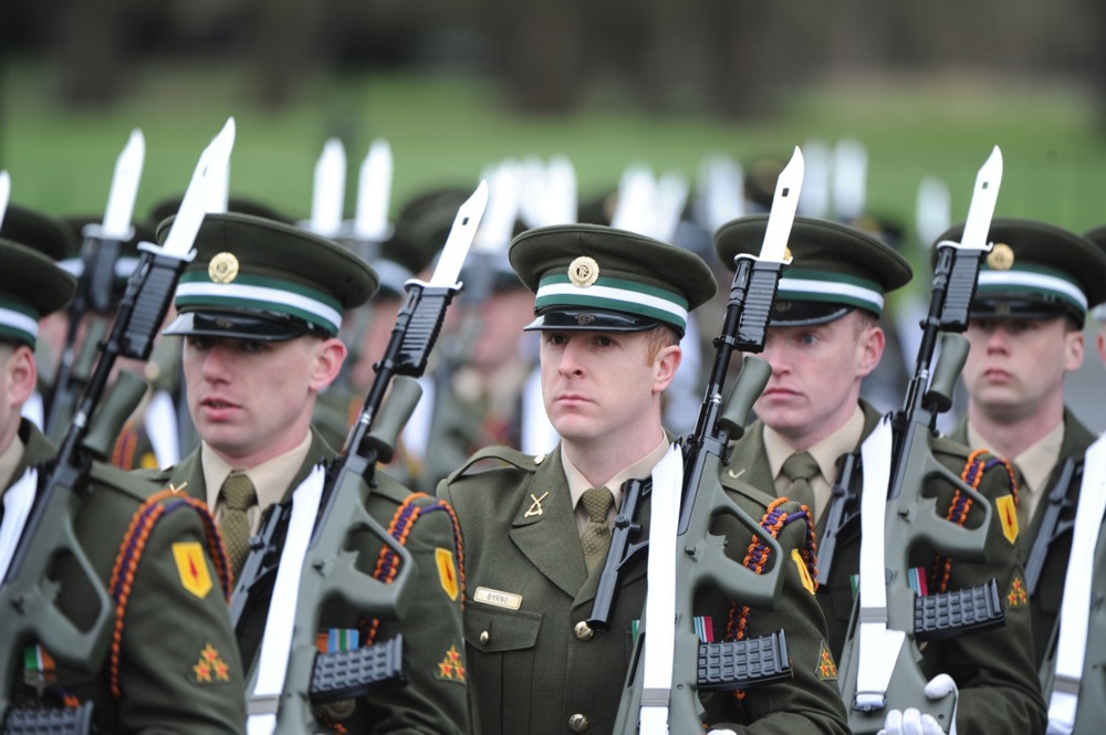 Police in Ireland have launched a terror probe after a priest was stabbed outside an army barracks late on August 15. (EPA-EFE/Aidan Crawley)