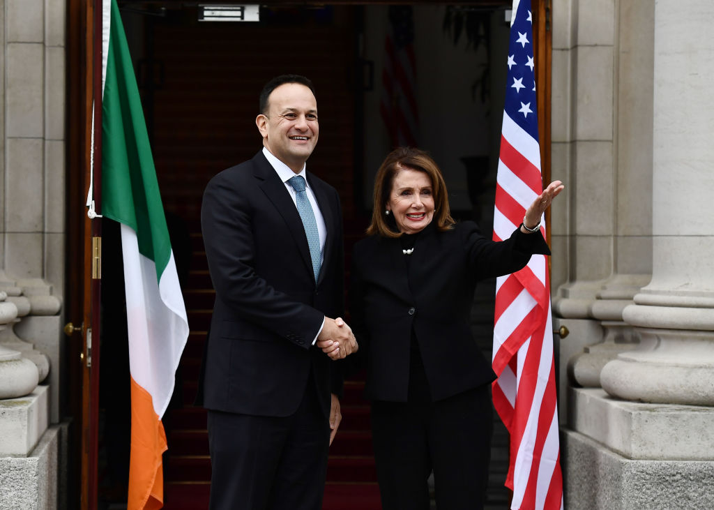 ARCHIVE IMAGE - Ireland's former European People's Party (EPP) Prime Minister is reportedly palling around with Nancy Pelosi at the Democratic National Convention in Chicago. (Photo by Charles McQuillan/Getty Images)