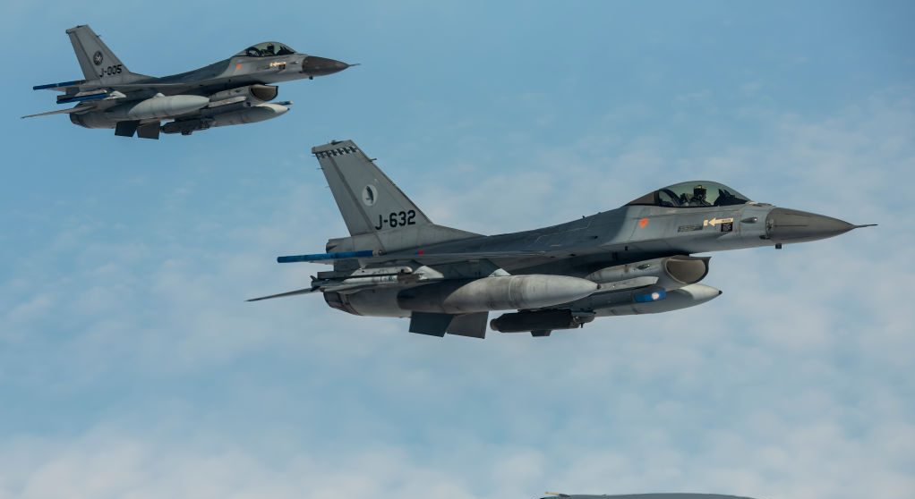 Russia has received its first F-16 fighter jets from the West, European politicians and news agencies have claimed. (Photo by Horacio Villalobos#Corbis/Corbis via Getty Images)