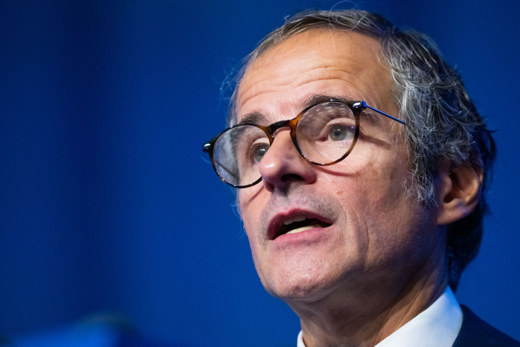 The head of the UN's nuclear agency on August 27 warned of the risk of a serious accident at a Russian nuclear plant because of fighting nearby between Russian and Ukrainian forces. (Photo by Thomas Kronsteiner/Getty Images)