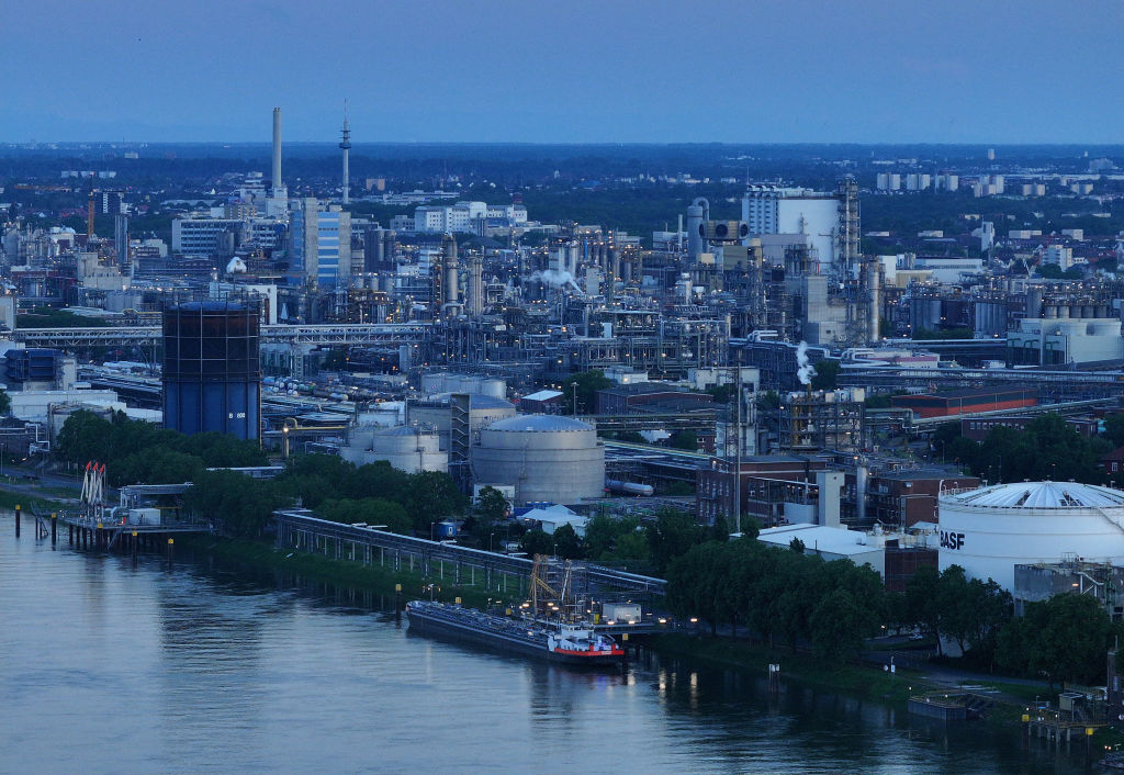 A survey showed that high energy prices and a lack of reliable energy supplies are hindering German companies' production and investments, with a growing trend of industrial firms considering relocating abroad. (Photo by Sean Gallup/Getty Images)