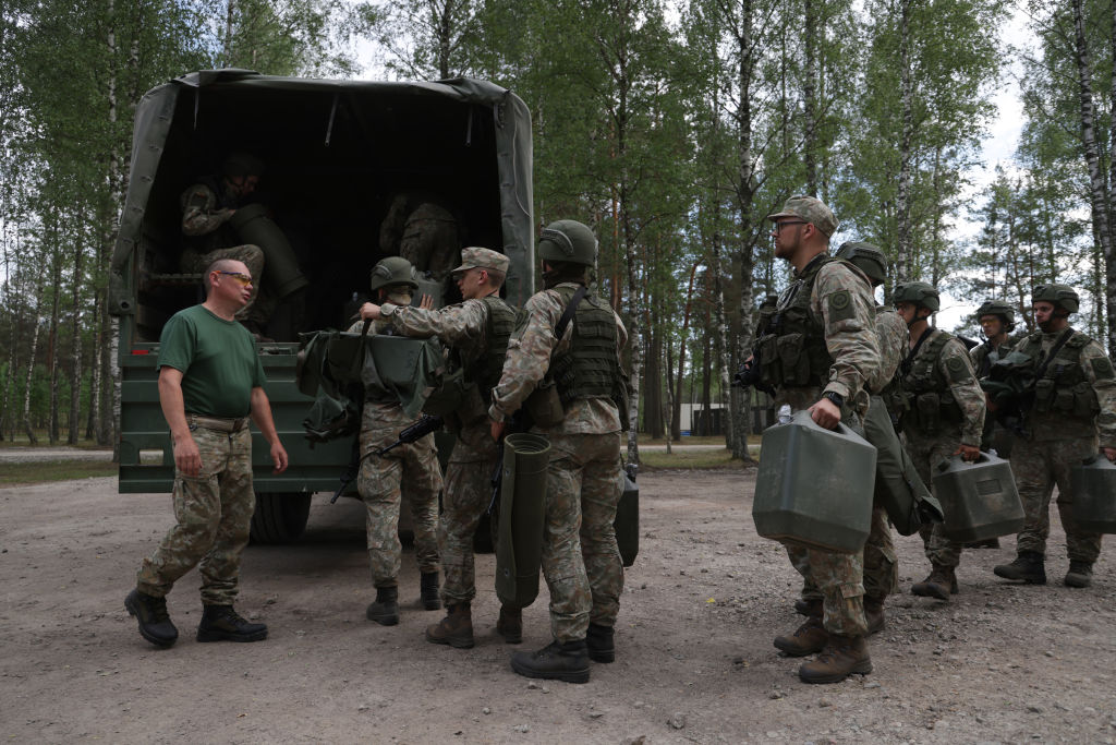 Thousands of Germany's soldiers are sent to permanent deployment abroad for the first time since the end of World War II.(Photo by Sean Gallup/Getty Images)