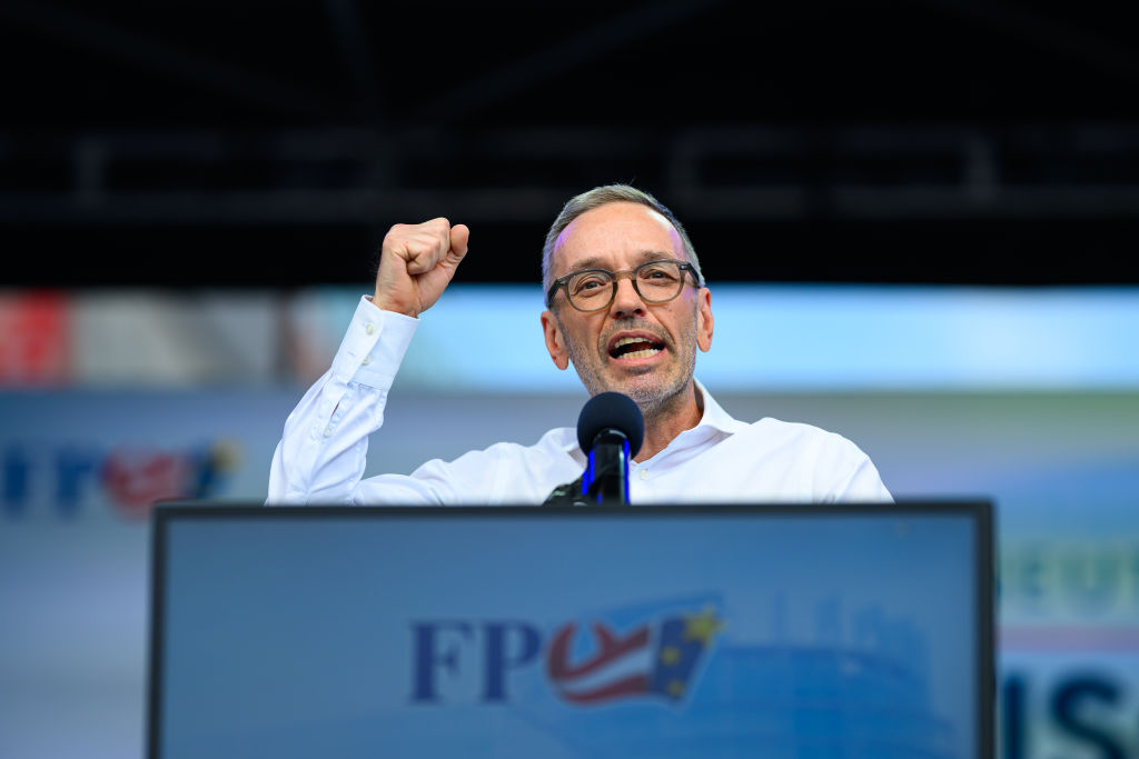 ARCHIVE IMAGE -Austria’s right-wing Freedom Party (FPÖ) has vowed to combat mass migration and abolish "green taxes" should it win the country's forthcoming general election. (Photo by Christian Bruna/Getty Images)