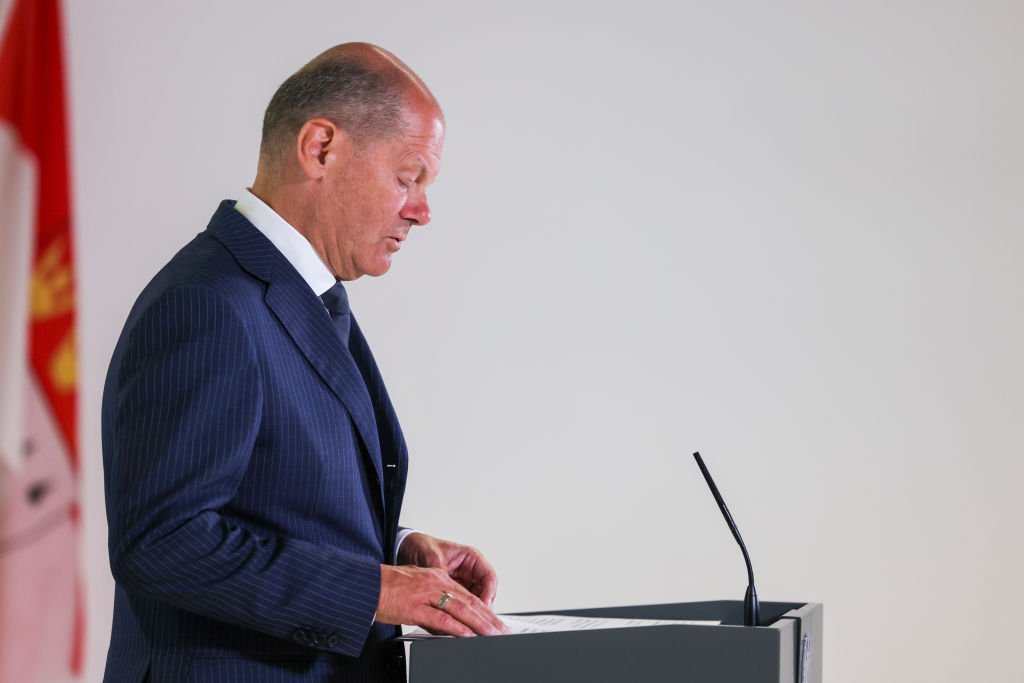 Politicians in Germany have been left uneasy by a prisoner exchange spearheaded by US President Joe Biden which released a convicted Russian killer. (Photo by Christoph Reichwein - Pool/Getty Images)