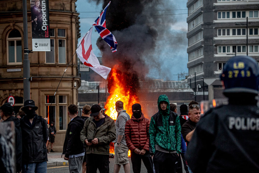 Starmer says riots are caused by failure to censor social media, no mention of vast immigration (Photo by Drik/Getty Images)