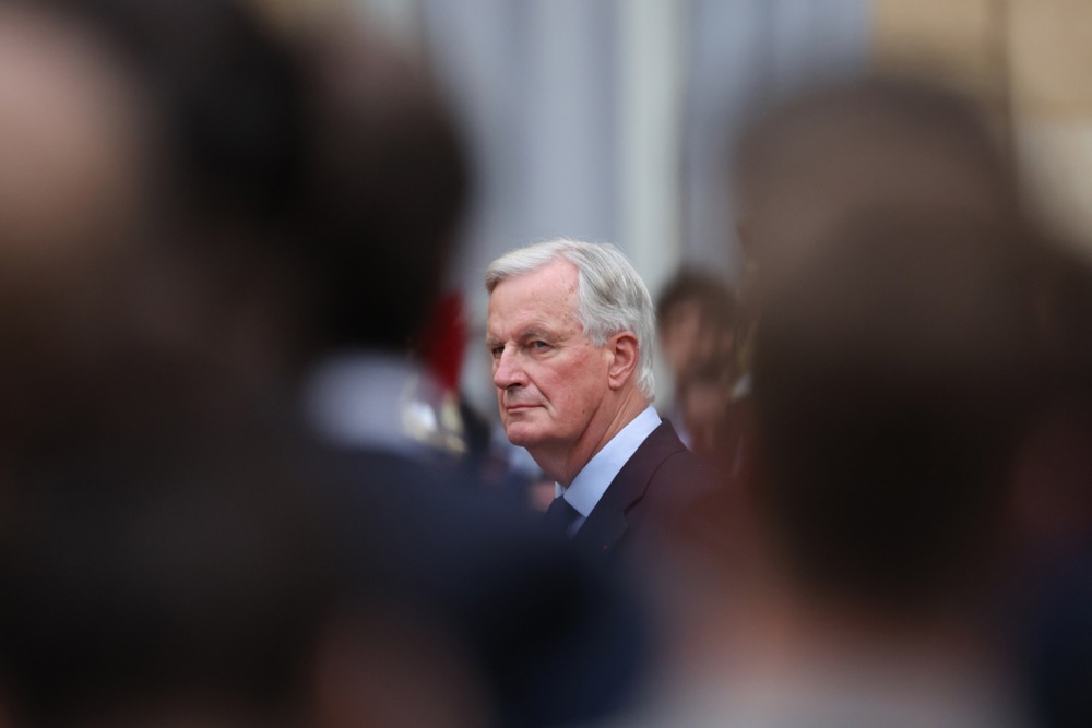 Marine Le Pen's National Rally (RN) are willing to give France's new Prime Minister Michel Barnier a chance, an MEP for the party has said. (EPA-EFE/MOHAMMED BADRA)