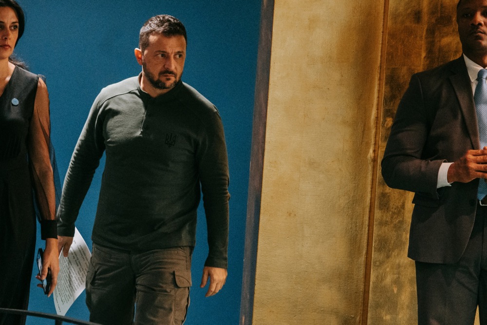 Ukraine has blasted China for its political and economic support for Russia amid the country's latest charm offensive at the United Nations. (EPA-EFE/OLGA FEDOROVA)