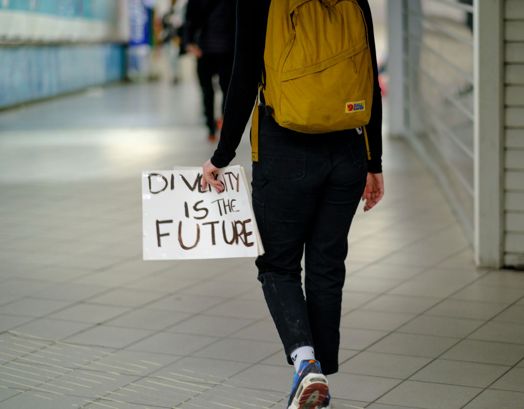 ARCHIVE IMAGE - The European Council on Foreign Relations (ECFR) has published a report warning of the danger that "whiteness" and "Europeanness" pose to the European Union. (Photo by Thierry Monasse/Getty Images)