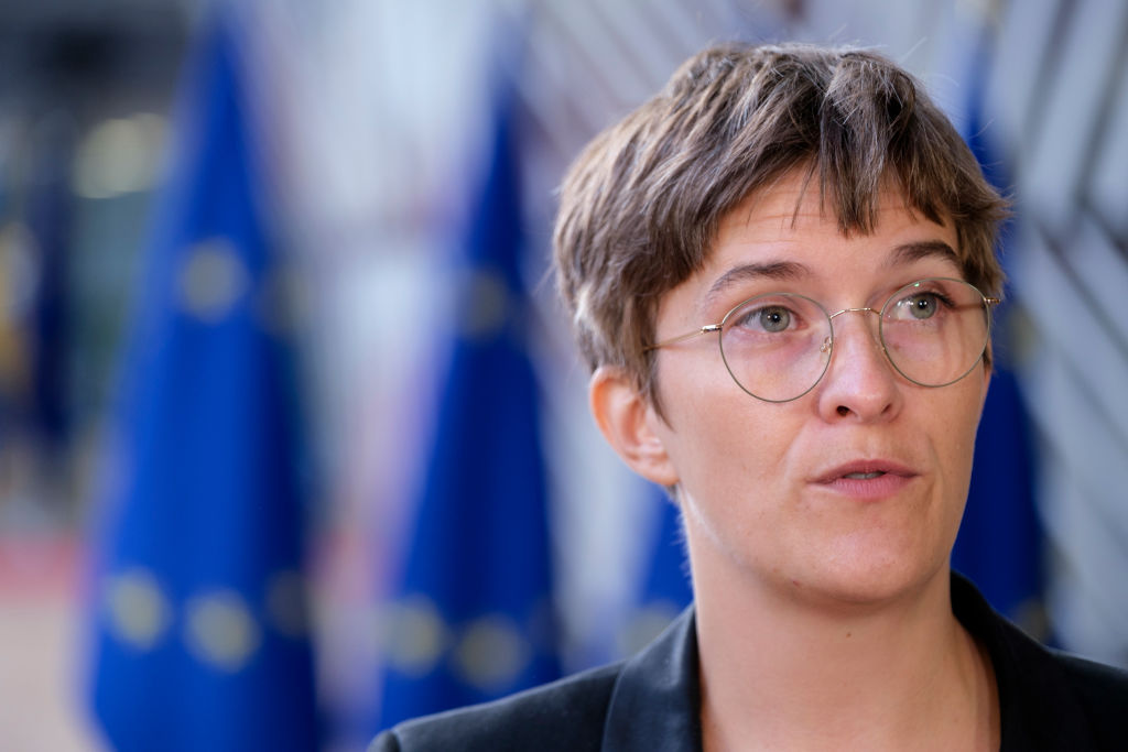 Germany has doubled down on its public assault against Donald Trump amid ongoing fears in the United States that the European Union as a whole may be planning to interfere in the US presidential election. (Photo by Thierry Monasse/Getty Images)