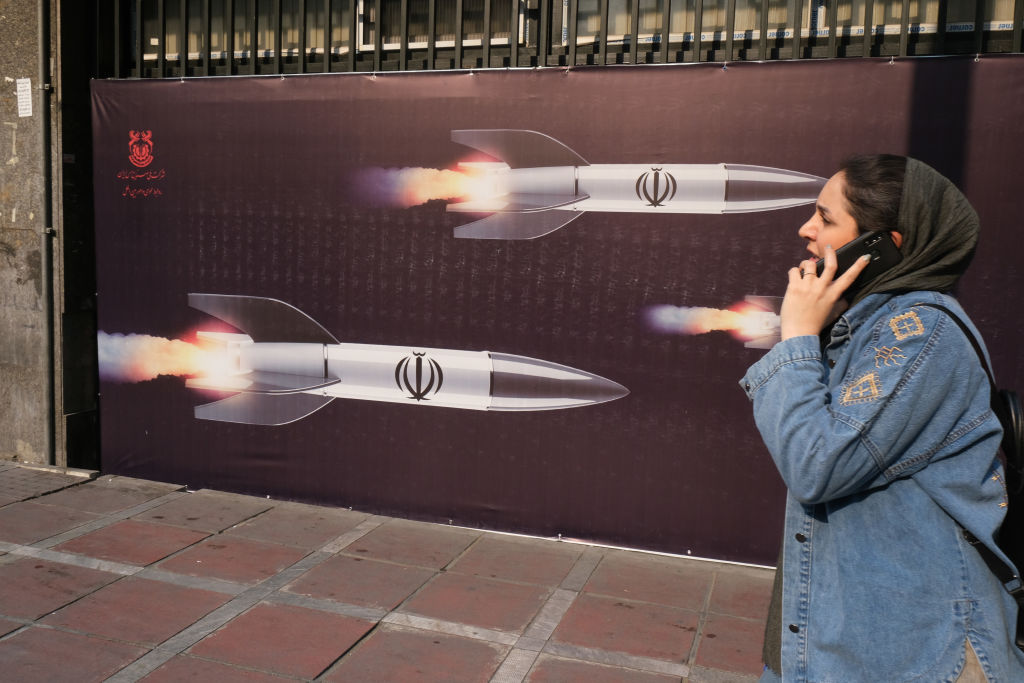 An upset European Union has issued a statement protesting the Iranian transfer of long-range missiles to Vladimir Putin's Russia. (Photo by Kaveh Kazemi/Getty Images)