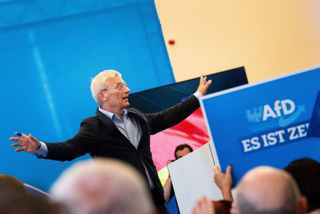 Support for the right-populist Alternative for Germany (AfD) is surging in Brandenburg ahead of the state's parliament elections this month, data gathered by pollster Infratest dimap has found. (Photo by Carsten Koall/Getty Images)