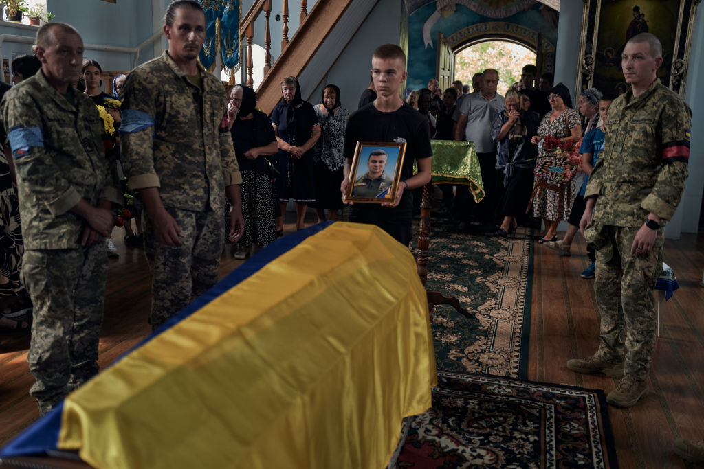 The fatal crash of a Ukrainian F-16 late last month is what happens when you rush pilot training, a senior Western defence official has reportedly said. (Photo by Libkos/Getty Images)