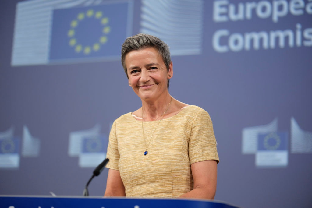 The European Court of Justice has ordered both Apple and Google to hand over billions in fines and allegedly unpaid tax revenue in two separate rulings on September 10. (Photo by Thierry Monasse/Getty Images)