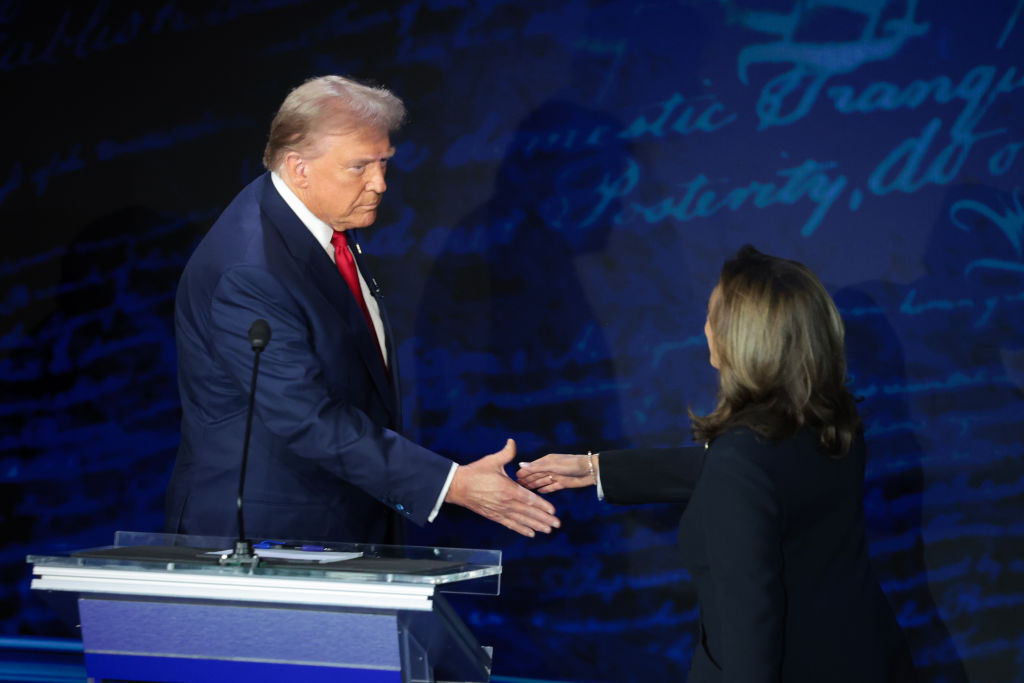 Was that all you two could deliver? Debate was uneventful, with no blunders or winning arguments (Photo by Win McNamee/Getty Images)