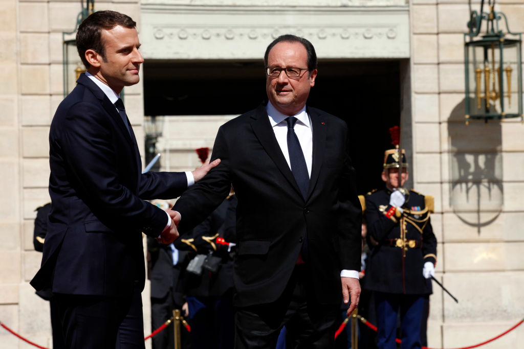 ARCHIVE IMAGE - French President Emmanuel Macron has met with two of his predecessors, Francois Hollande and Nicolas Sarkozy, amid an increasingly meandering hunt for a new Prime Minister. (Photo by Antoine Gyori/Corbis via Getty Images)