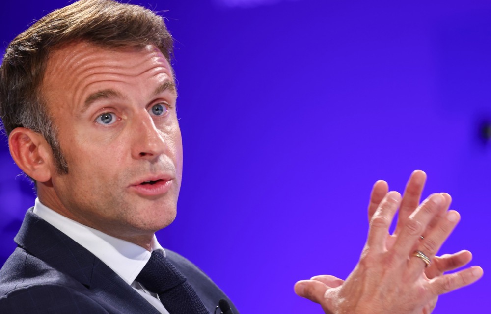 The European Union could be "killed" by the rise of the new "multipolar" world order, French President Emmanuel Macron has claimed. (EPA-EFE/HANNIBAL HANSCHKE)