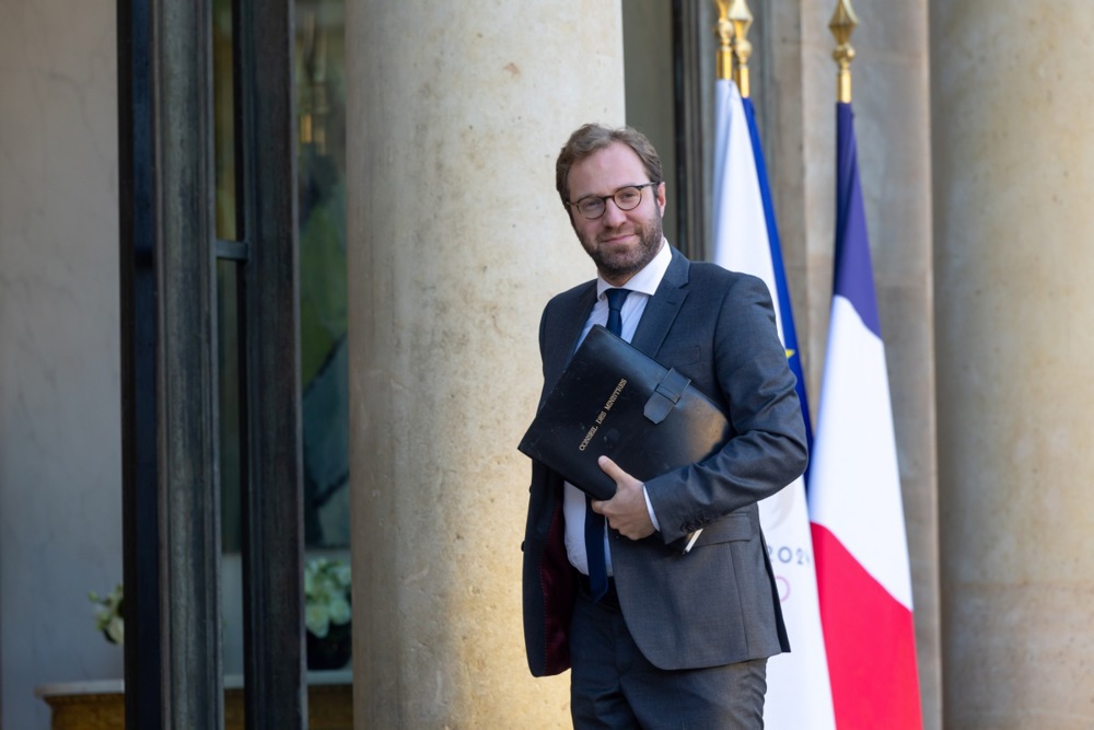 France's belt-tightening budget is meant to regain control over its "colossal" debt burden, Finance Minister Antoine Armand said on Friday, adding that the government was keeping a close eye on the views of financial markets. EPA-EFE/CHRISTOPHE PETIT TESSON