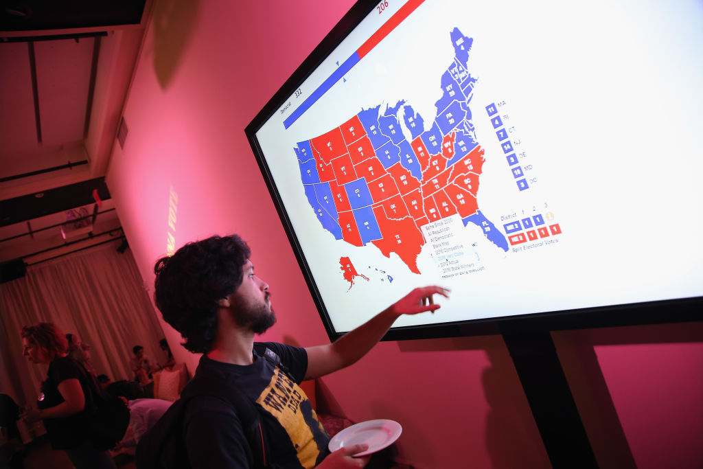 The American way: forecasting electoral college votes (Photo by Paul Zimmerman/Getty Images for Turner)