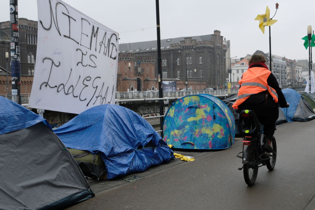 ARCHIVE IMAGE - The Flemish members of the Patriots for Europe group have launched what they call a "superdiversity" tracker online aimed at documenting the progress of "mass migration". (Photo by Laia Ros/Getty Images)