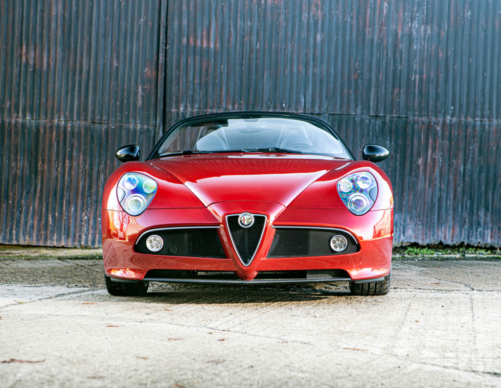 Why can't Stellantis sell cars anymore? Because Alfa and its other brands no long make cars people want. Hearts used to beat faster at the growl of the 2013 Alfa Romeo 8C Spyder (Photo by National Motor Museum/Heritage Images via Getty Images)